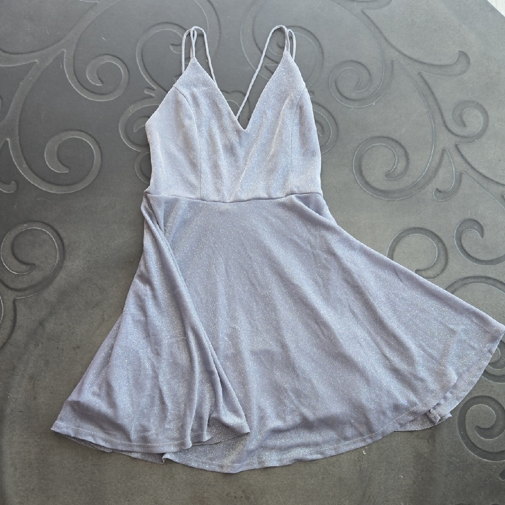 Windsor Shimmering Silver Dress